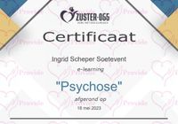 Certificaat E-learning Psychose 18-05-23