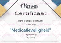 Certificaat Medicatieveiligheid 28-06-2023