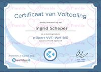 Certificaat Wet BIG 09-08-2021