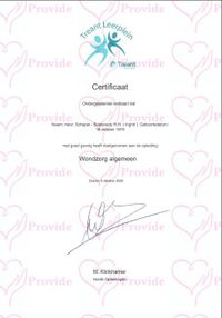 Certificaat Wondzorg algemeen 09-10-2020