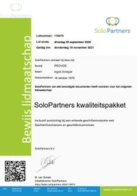 SOLO Partners 29-09-2020 - 18-11-2021