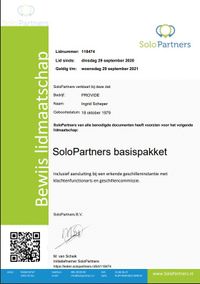 SOLO Partners 29-09-2020 - 29-09-2021